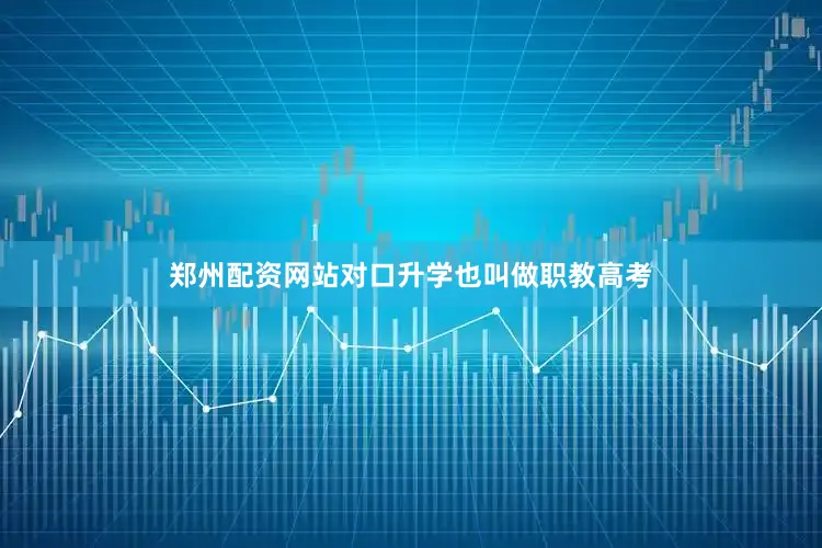 郑州配资网站对口升学也叫做职教高考